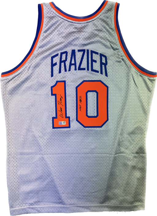 Walt Frazier Autographed New York Knicks Basketball Jersey - Pastime Sports & Games