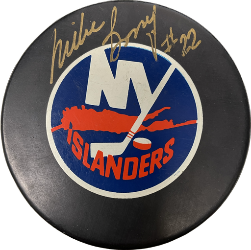 Mike Bossy Autographed Hockey Puck - Pastime Sports & Games