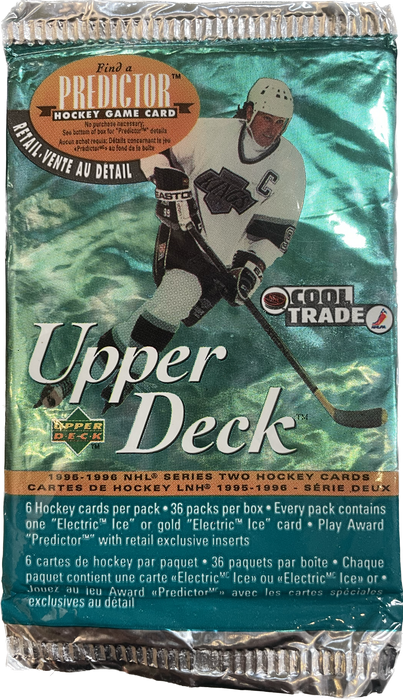 1995/96 Upper Deck Series Two NHL Hockey Hobby Box - Pastime Sports & Games