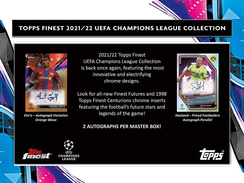 2021/22 Topps UEFA Champions League Finest Soccer Hobby - Pastime Sports & Games