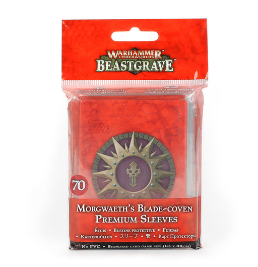 Warhammer Underworlds Beastgrave Morgwaeth's Blade-Coven Premium Sleeves (110-91) - Pastime Sports & Games