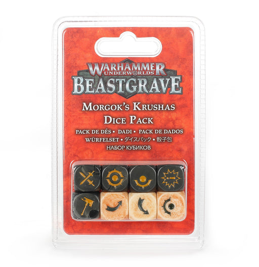 Warhammer Underworlds Beastgrave Morgok's Krushas Dice Pack (110-97) - Pastime Sports & Games