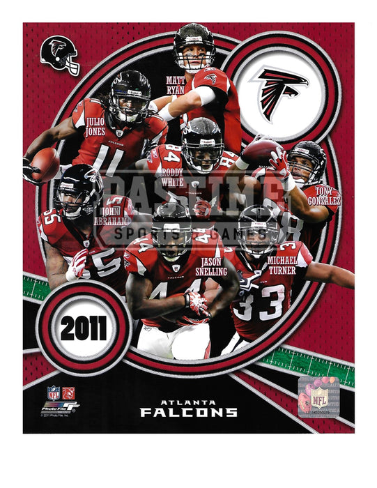 Atlanta Falcons 8X10 Player Montage (2011) - Pastime Sports & Games