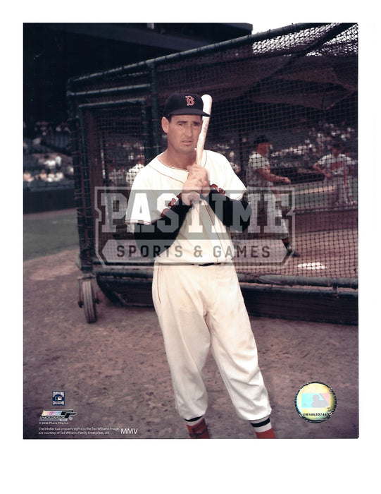 Ted Williams 8X10 Boston Red Sox (Posing With Bat) - Pastime Sports & Games