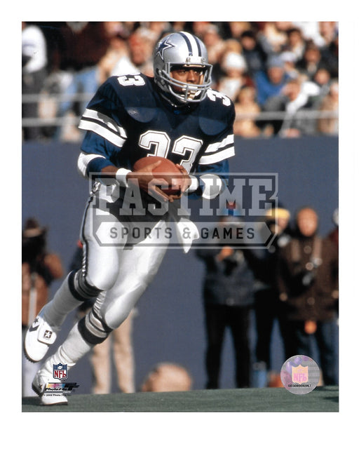 Tony Dorsett 8X10 Dallas Cowboys Home Jersey (Running With Ball) - Pastime Sports & Games