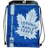 Toronto Maple Leafs Drawstring Bag Hockey (Blue FOCO) - Pastime Sports & Games