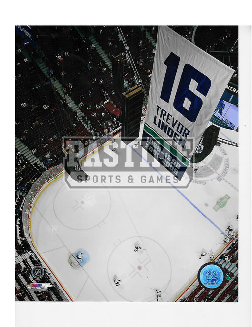 Trevor Linden 8X10 Vancouver Canucks (Raising Banner) - Pastime Sports & Games