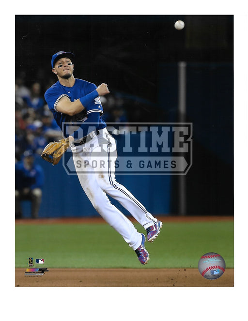 Troy Tulowitzki 8X10 Toronto Blue Jays (Throwing Ball) - Pastime Sports & Games