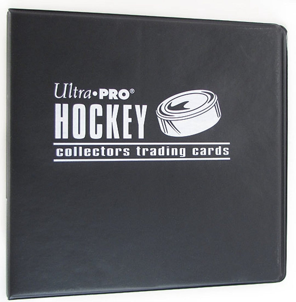 Ultra Pro 3" Black Hockey Card Collectors Album - Pastime Sports & Games