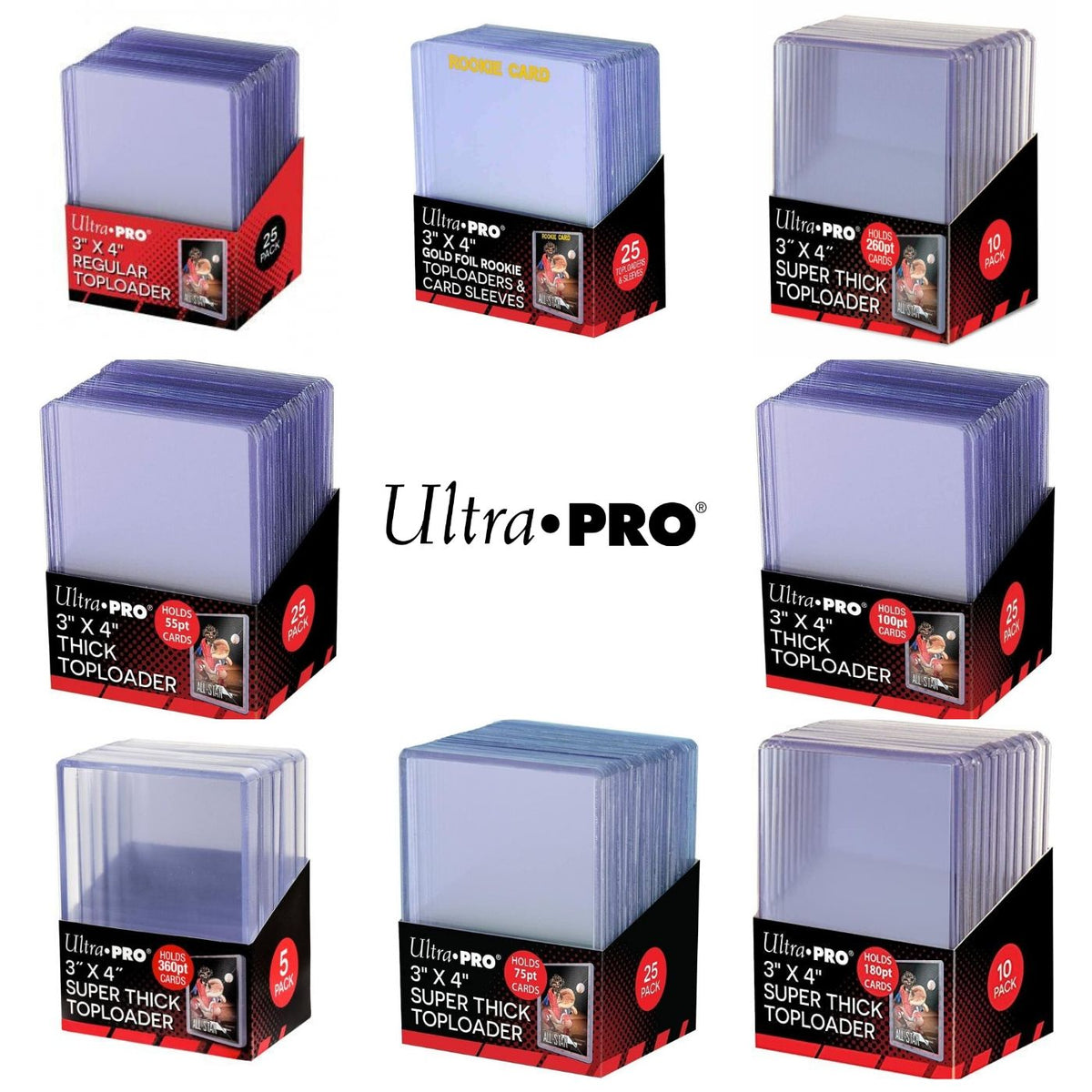 Ultra Pro 3 X 4 Ultra Clear Platinum Toploader 25ct for Pokemon, MTG, Baseball, Basketball, Football and Other Trading Deck Cards or Board Games Card Storage Ultra Pro 3 X 4 Ultra Clear Platinum Toploader 25ct for Pokemon, MTG, Baseball, Basketball, Football and Other Trading Deck Cards or Board Games Card Storage