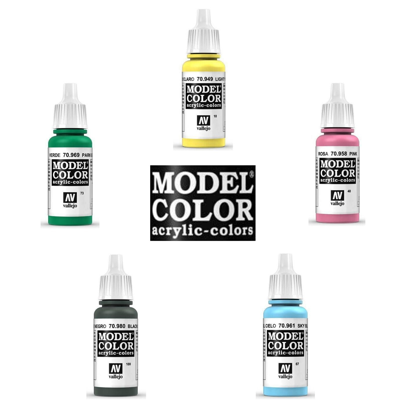 Vallejo Model Color acrylic paint - 70.890 Refractive Green