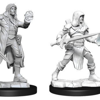 D&D Nolzur's Marvelous Minis Multiclass Male Fighter+Wizard (90150) - Pastime Sports & Games