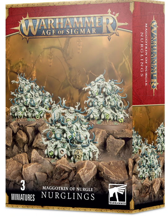 Warhammer 40,000/Age of Sigmar Daemons of Nurgle Nurglings (97-18) - Pastime Sports & Games