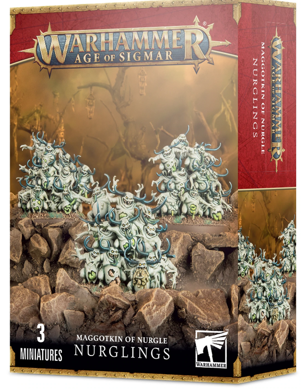 Warhammer 40,000/Age of Sigmar Daemons of Nurgle Nurglings (97-18) - Pastime Sports & Games