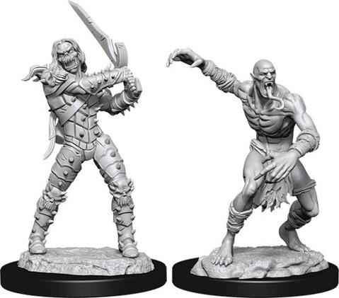 D&D Nolzur's Marvelous Miniatures Wight and Ghast W11 (90021) - Pastime Sports & Games