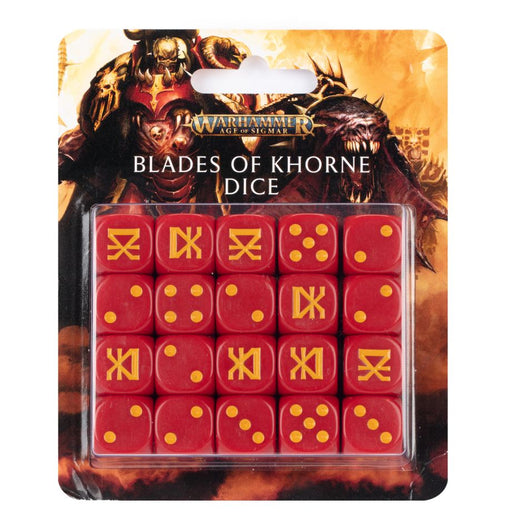 Warhammer Age Of Sigmar Blades Of Khorne Dice (83-39) - Pastime Sports & Games
