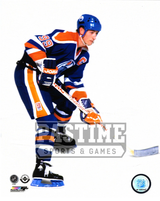 Wayne Gretzky 8X10 Oilers Home Jersey Hockey (Action Shot) - Pastime Sports & Games