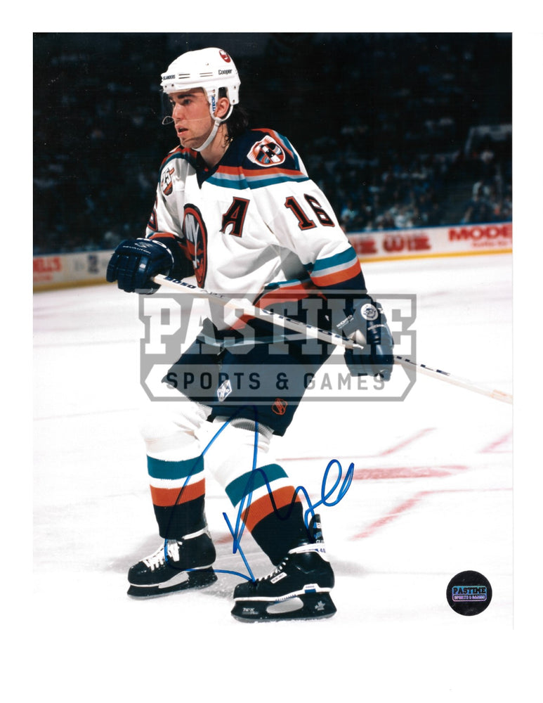 Ziggy Palffy Autographed 8X10 New York Islanders Away Jersey (Skating) - Pastime Sports & Games