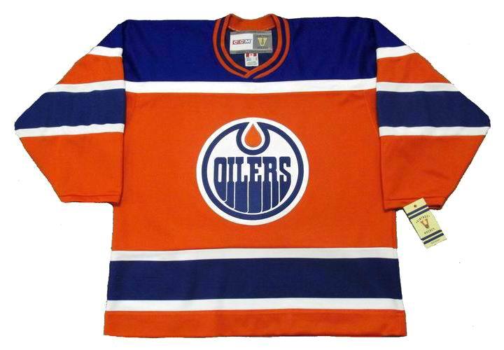 EDMONTON OILERS 1980's CCM Vintage Home Jersey Customized Any