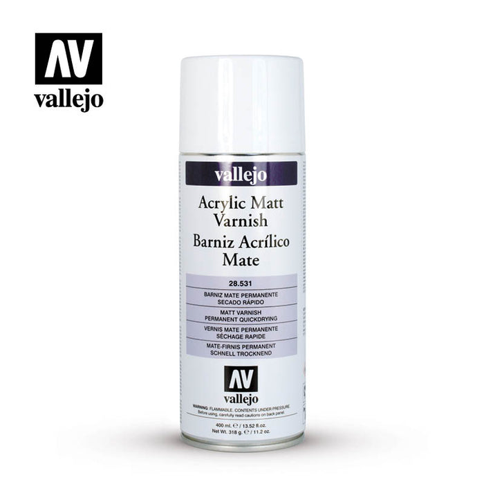 Vallejo Varnish Spray Paint - Pastime Sports & Games