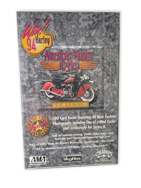 1994 American Vintage Cycles Series 2 Trading Cards Box - Pastime Sports & Games