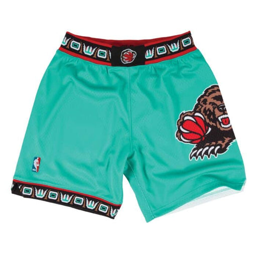 Vancouver Grizzlies 1995-96 Mitchell & Ness Teal Basketball Shorts - Pastime Sports & Games