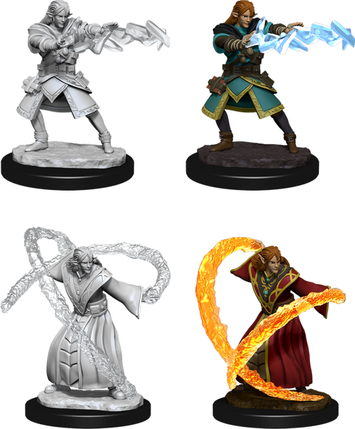 Nolzur's Marvelous Minis Male Elf Wizard (90140) - Pastime Sports & Games