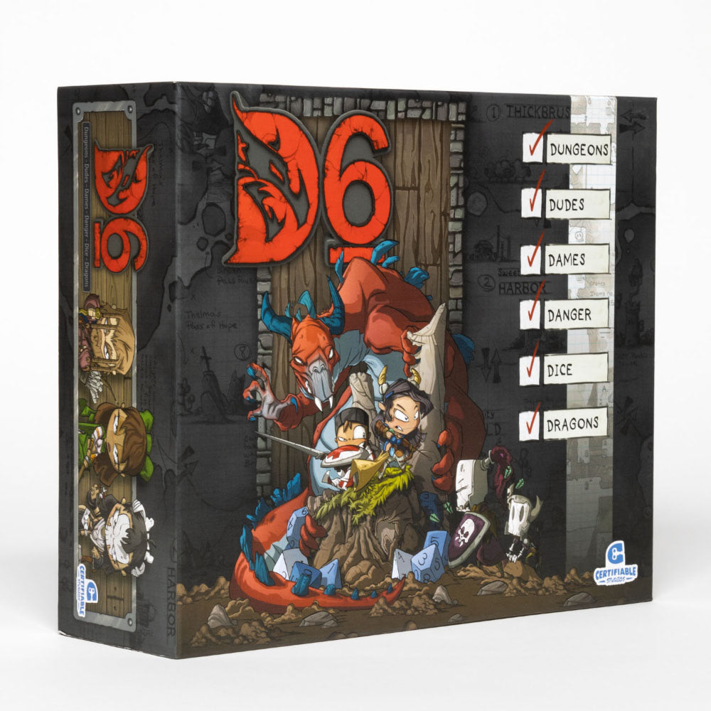 D6 Dungeons, Dudes, Dames, Danger, Dice And Dragons! | Pastime Sports &  Games