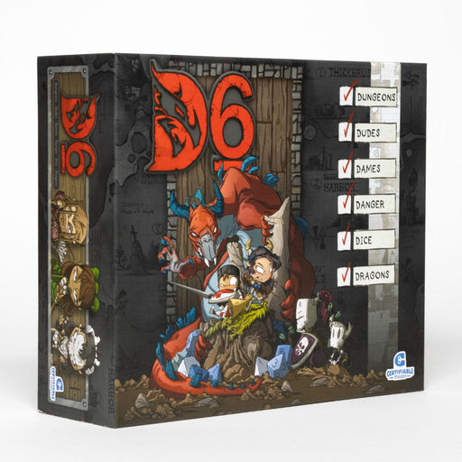 D6 Dungeons, Dudes, Dames, Danger, Dice And Dragons! - Pastime Sports & Games