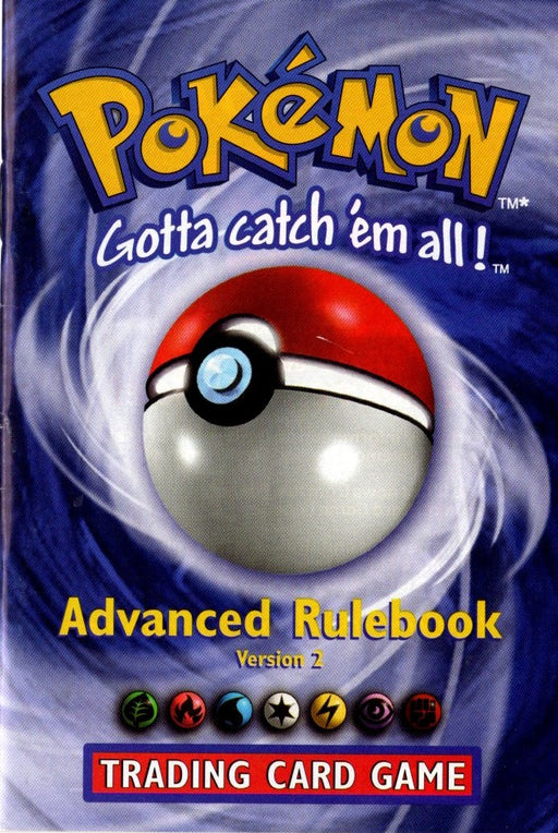 Pokemon Vintage Advanced Rulebook Version 2 - Pastime Sports & Games