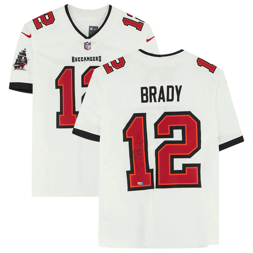 Tom Brady Tampa Bay Buccaneers Fanatics Authentic Autographed Super Bowl LV Champions White Nike Limited Jersey - Pastime Sports & Games