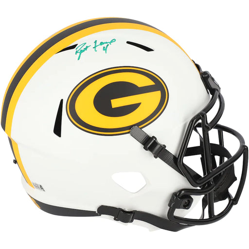 Brett Favre Autographed Green Bay Packers Replica Helmet - Pastime Sports & Games