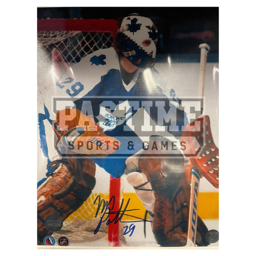 Mike Palmateer Autographed Hockey 8X10 Toronto Maple Leafs Home Jersey - Pastime Sports & Games