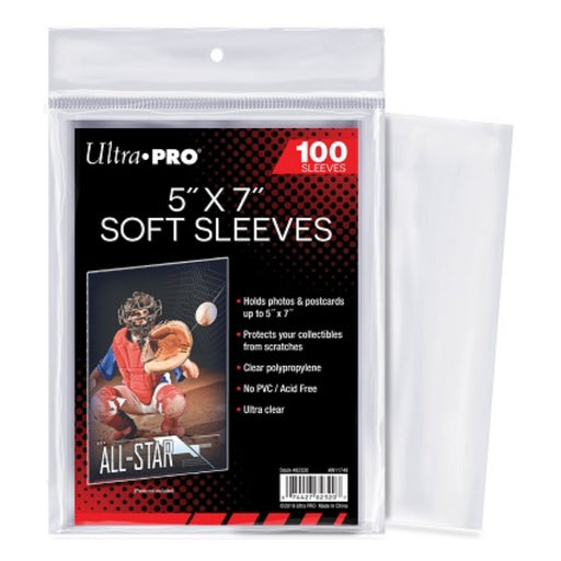 Ultra Pro 5X7" Soft Sleeve - Pastime Sports & Games