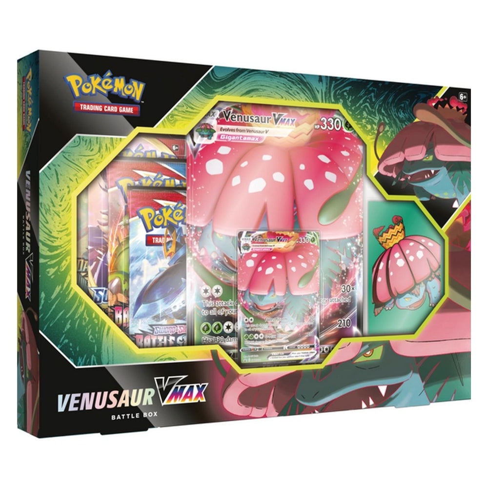 Pokemon Venusaur V-Max Battle Box - Pastime Sports & Games