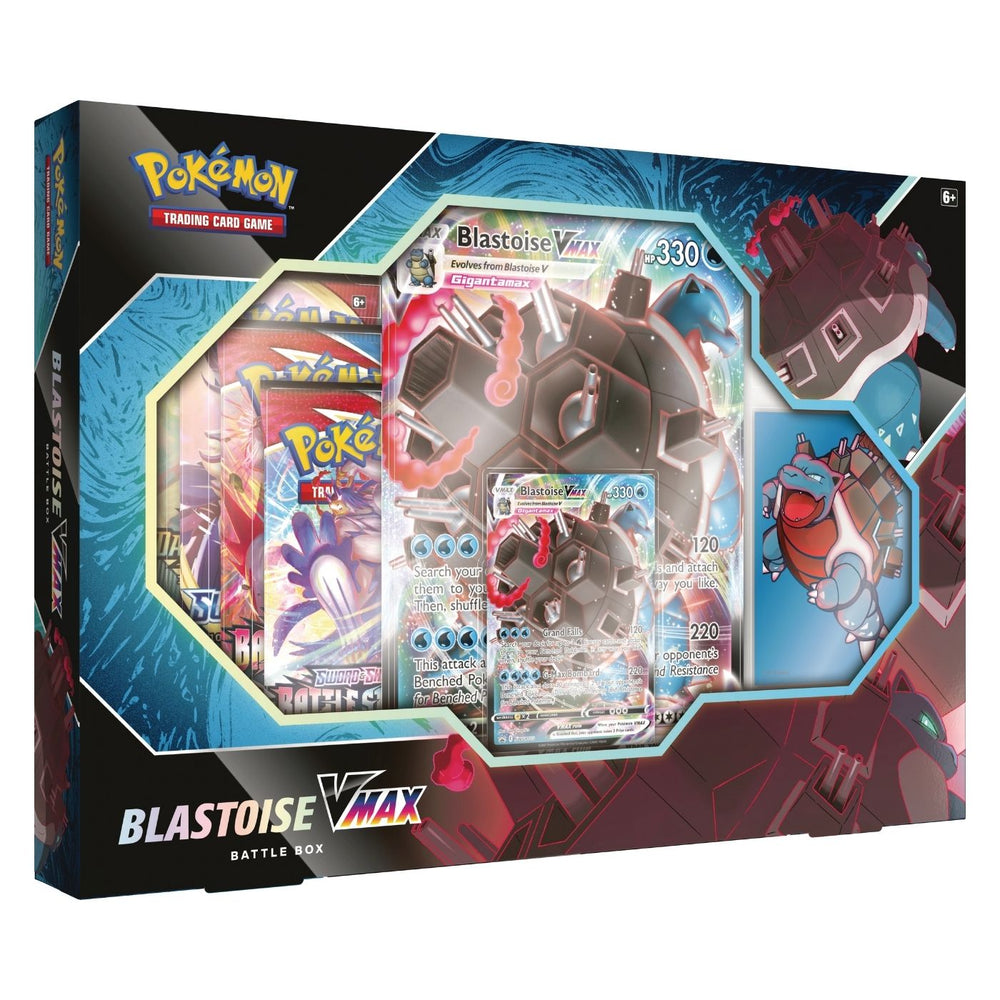 Pokemon Blastoise V-Max Battle Box - Pastime Sports & Games