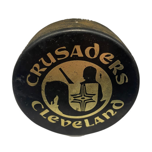 Vintage Cleveland Crusaders Hockey Puck - Pastime Sports & Games