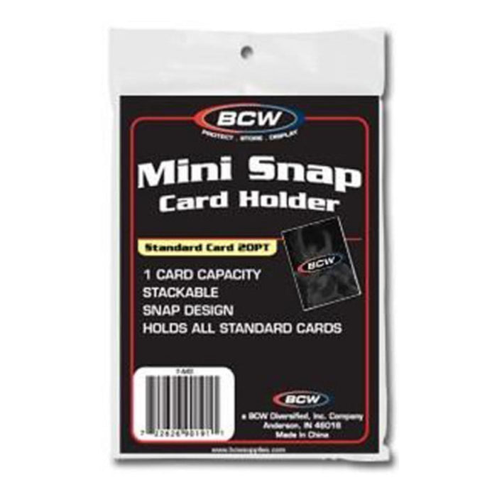 BCW Mini Snap Card Holder - Pastime Sports & Games