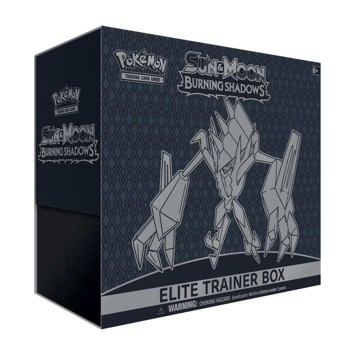 Pokemon Sun & Moon Burning Shadows Elite Trainer Box - Pastime Sports & Games