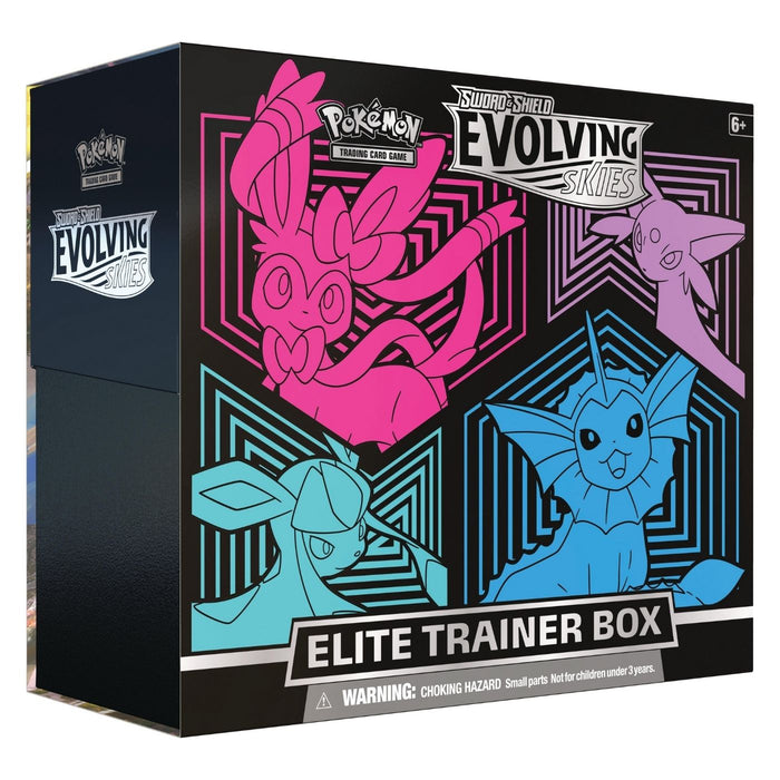 Pokemon Evolving Skies Elite Trainer Box PRE-ORDER - Pastime Sports & Games