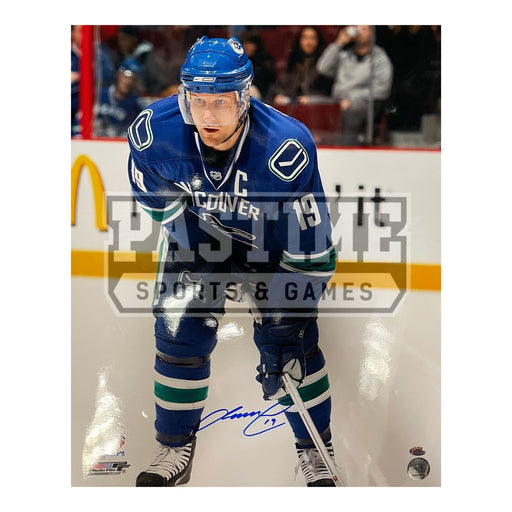 Markus Naslund Autographed 16X20 Photo Vancouver Canucks (Close Up) - Pastime Sports & Games