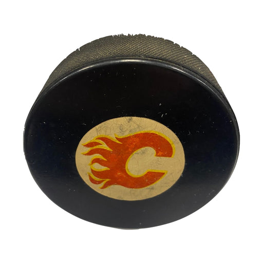 Vintage Calgary Flames Hockey Puck - Pastime Sports & Games
