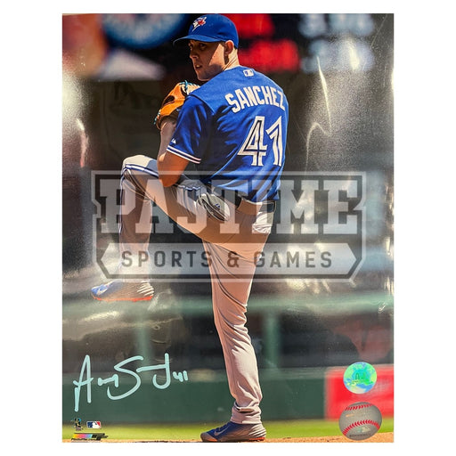 Aaron Sanchez Autographed Baseball 8X10 Toronto Blue Jays - Pastime Sports & Games