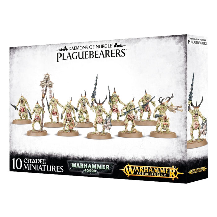 Warhammer 40,000/Age Of Sigmar Daemons Of Nurgle Plaguebearers (97-10) - Pastime Sports & Games