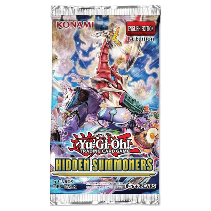 Yu-Gi-Oh! Hidden Summoners Booster - Pastime Sports & Games