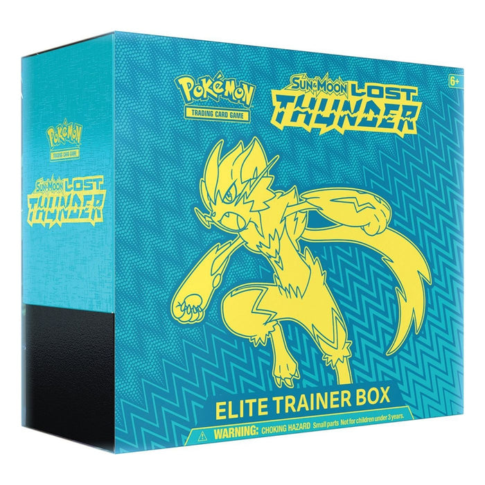 Pokemon Sun & Moon Lost Thunder Elite Trainer Box - Pastime Sports & Games