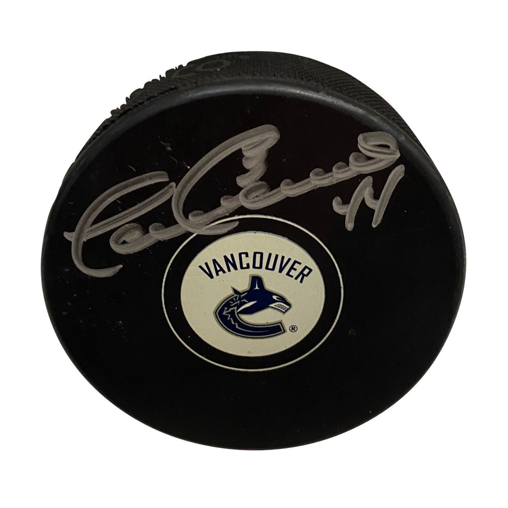 Dave Babych Autographed Hockey Puck - Pastime Sports & Games
