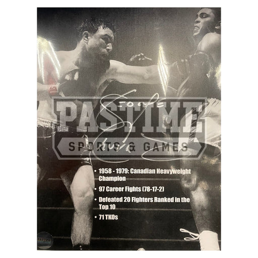 George Chuvalo Autographed 8X10 Boxing - Pastime Sports & Games