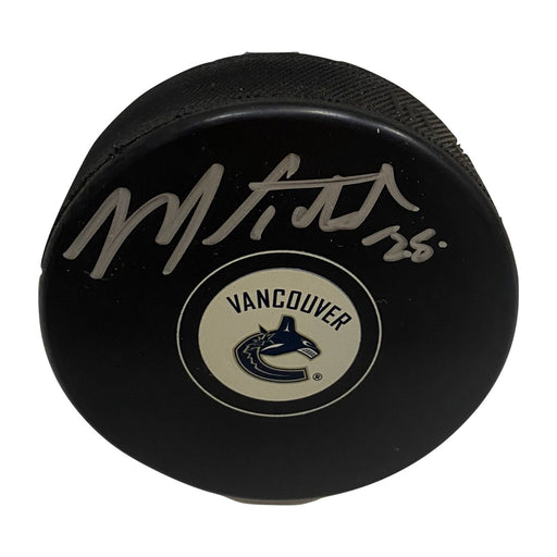 Mike Santorelli Autographed Hockey Puck - Pastime Sports & Games