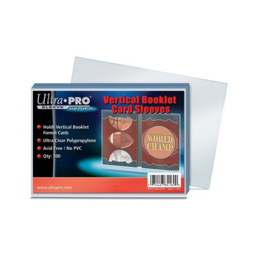 Ultra Pro Sleeve Series Vertical Booklet Card Sleeves - Pastime Sports & Games